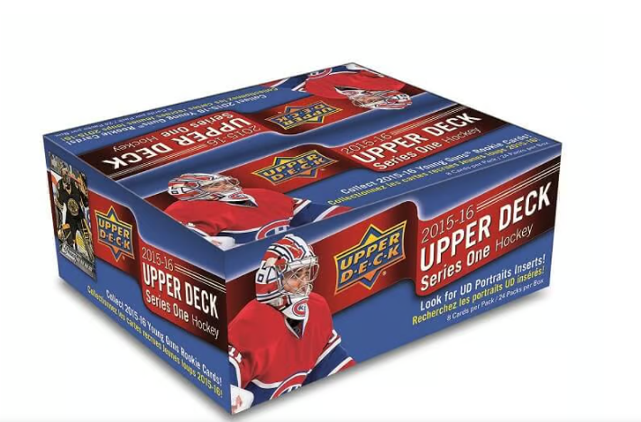 2015-16 Upper Deck Series 1 Retail Hockey Box